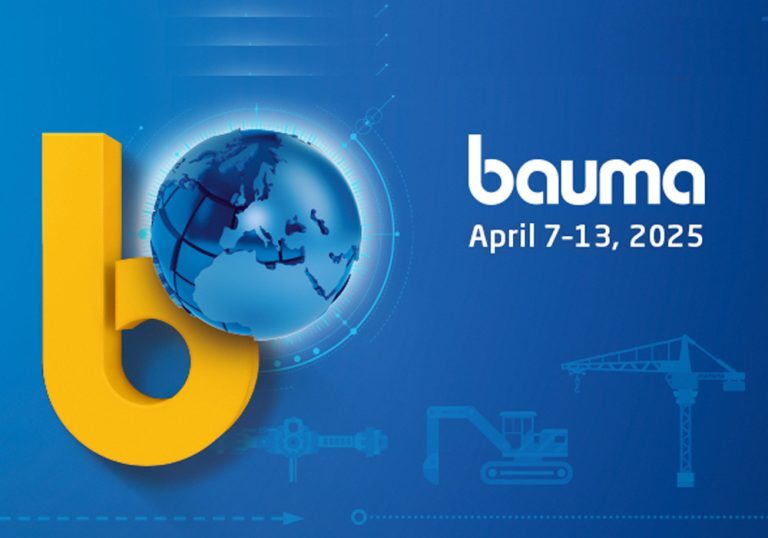 Bauma 2025 fiera internazionale di macchine per costruzioni che si terrà dal 7 al 13 aprile 2025 a Monaco di Baviera, in Germania